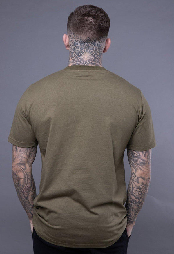 Anchor London FL Logo Army Green T-shirt - Anchor London 