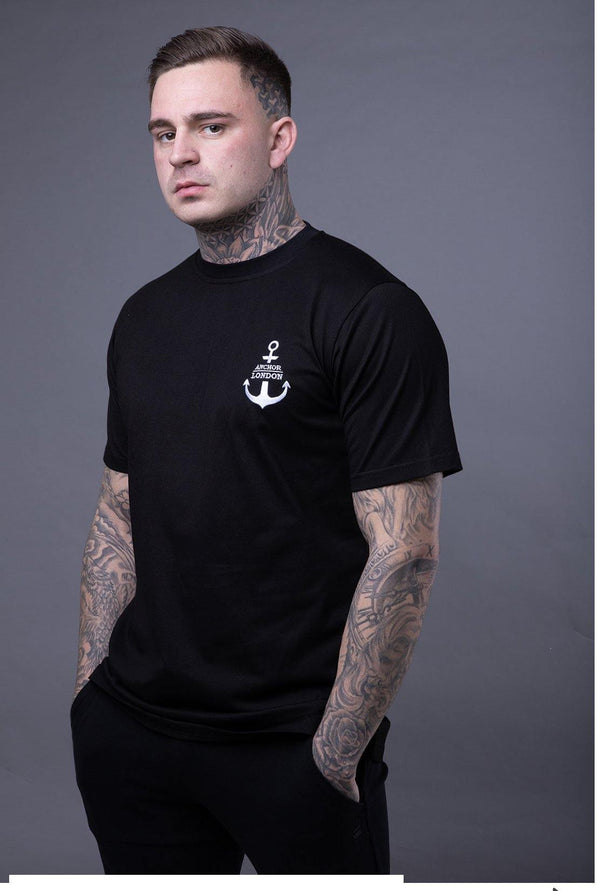 Anchor London Logo Black T-shirt - Anchor London 