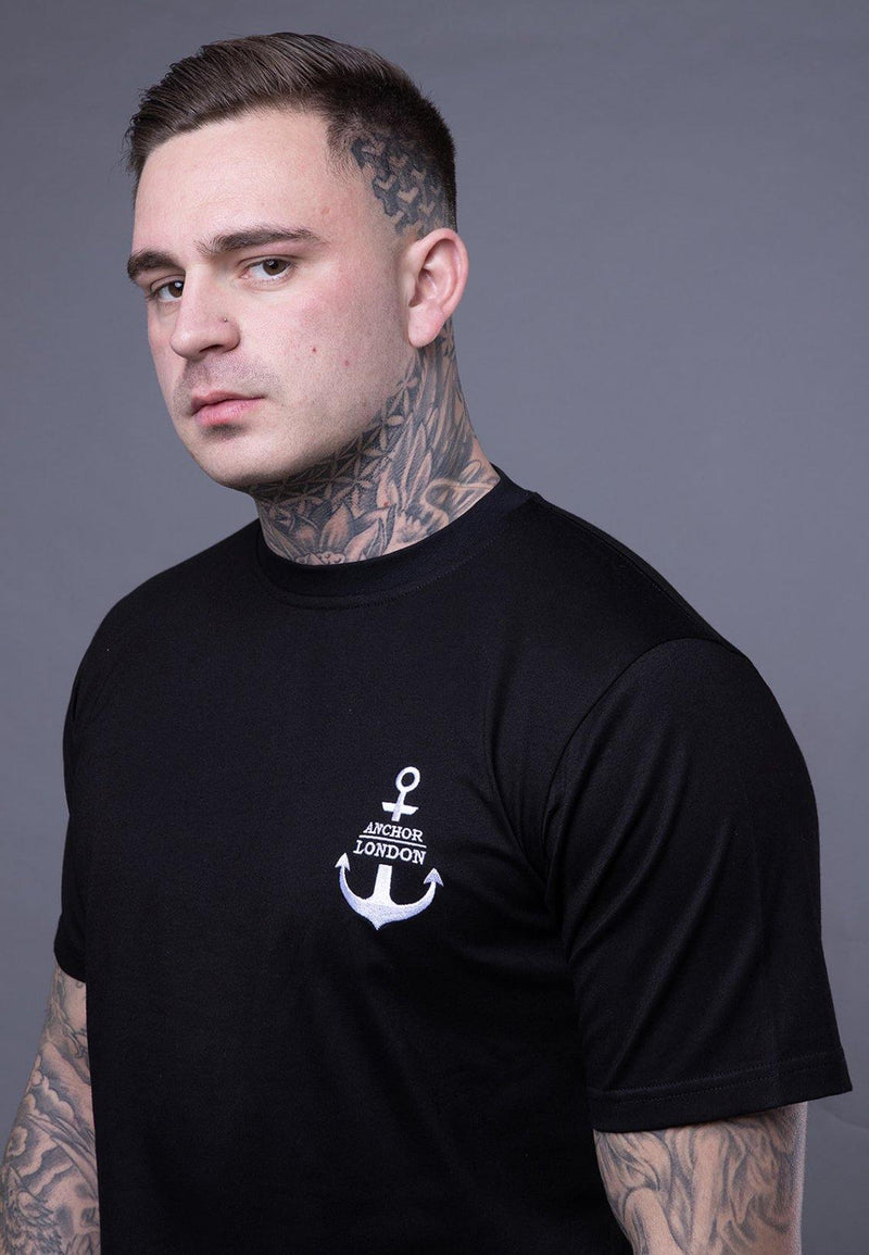 Anchor London Logo Black T-shirt - Anchor London 