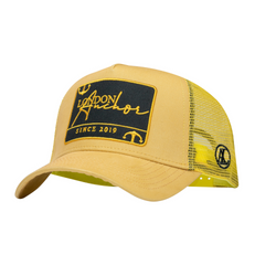 Anchor London Yellow/ Black Est Badge Trucker - Anchor London 