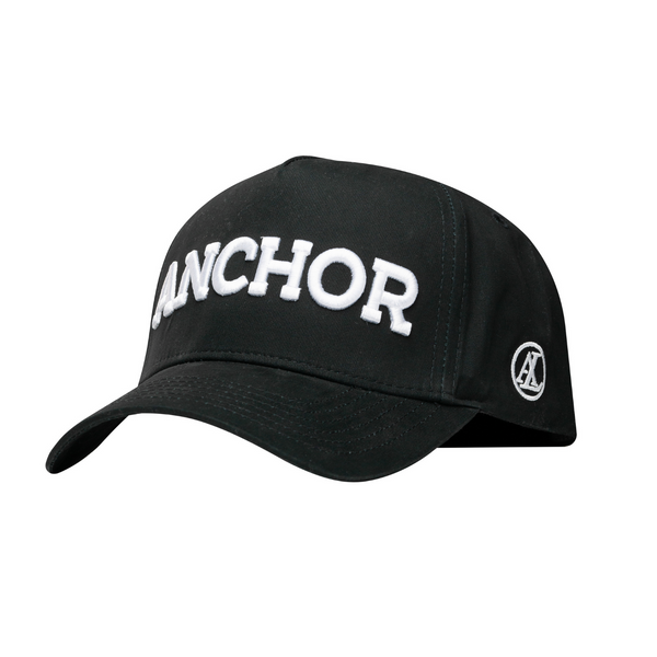 Anchor 3D Black / White Hat - Anchor London 
