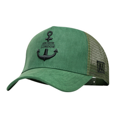 Anchor London Army Green / Black Logo Hat - Anchor London 