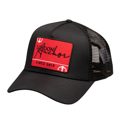 Anchor London Black / Red Est badge Trucker