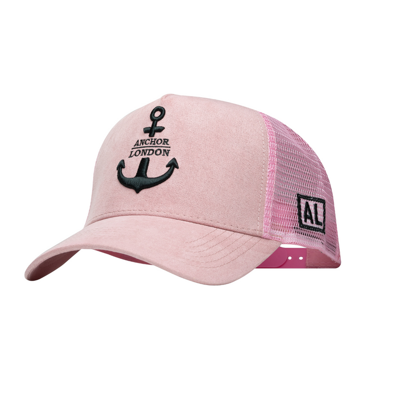 Anchor London Pink & Black Logo Hat - Anchor London 