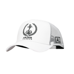 Anchor London FL logo white / black hat - Anchor London 